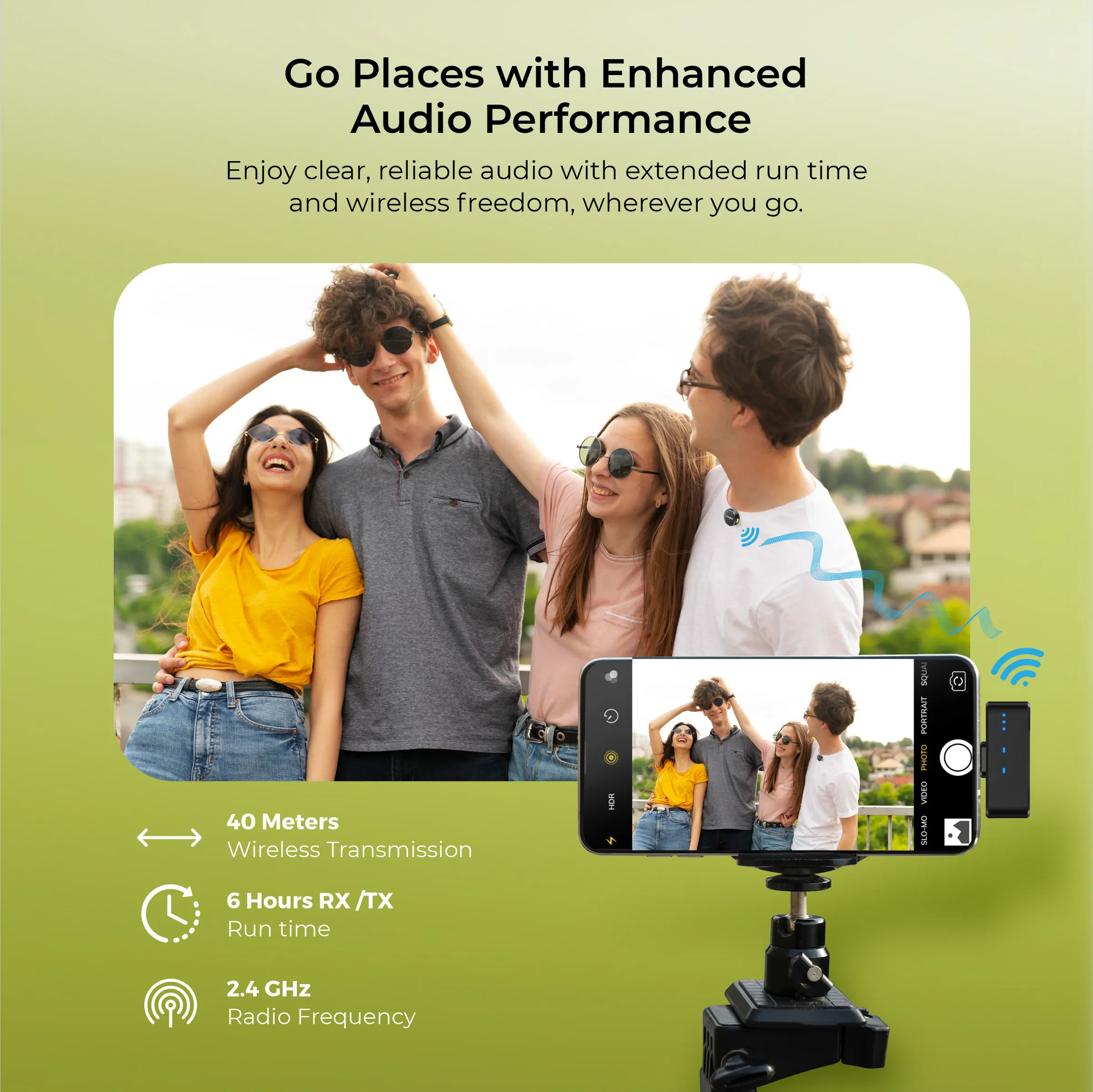 DigiTek Wireless Microphone Type-C | iOS With 2 Mic (DWM-115) view 6